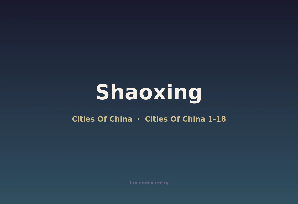 Shaoxing